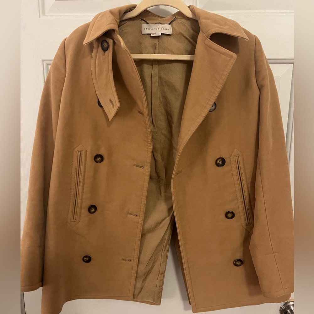 Like New Stella McCartney Tan Winter Coat Size EU 38 (US Size 4-6 or Small)